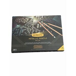 Derwent 20th Anniversary Limited Edition Metallic Pencils Set 20 Shimmery Colour